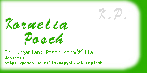 kornelia posch business card